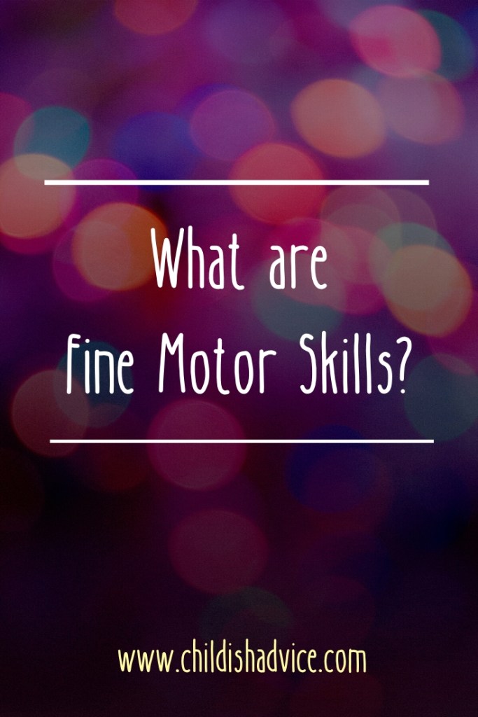 What are Fine Motor Skills?
